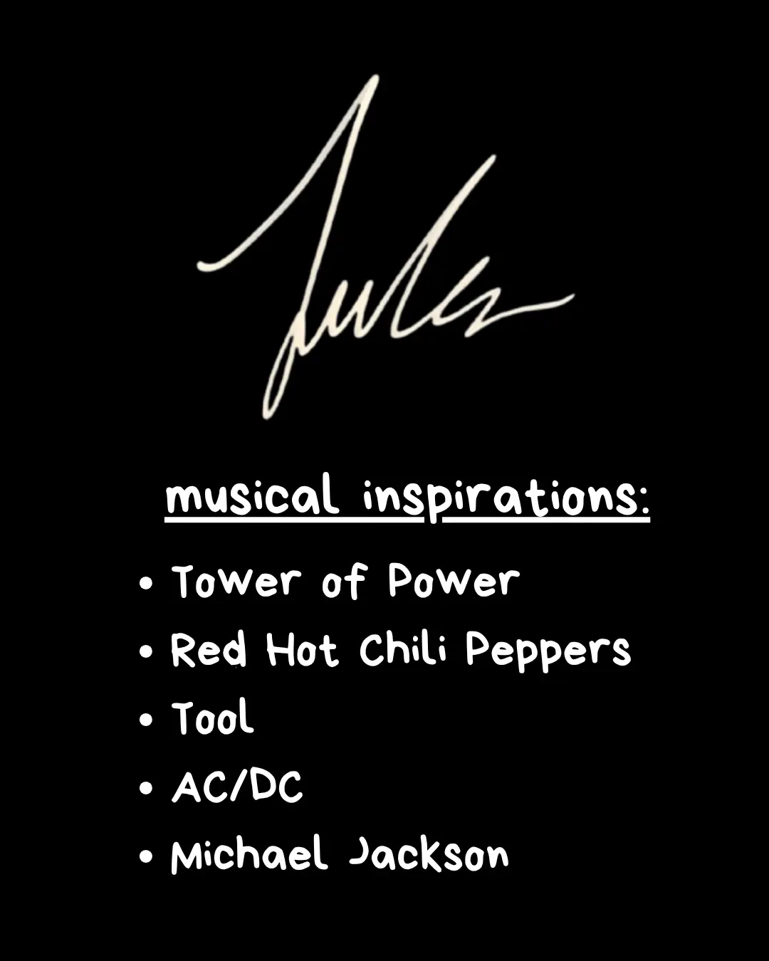 Unterschrift Jules